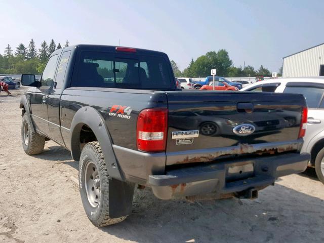 1FTZR45E87PA41969 - 2007 FORD RANGER SUP BLACK photo 3