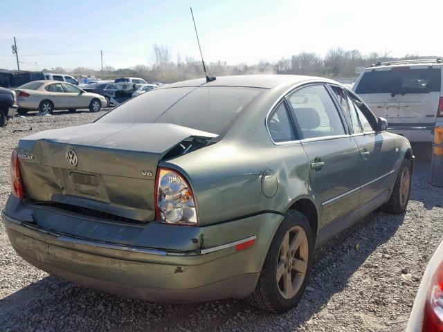 WVWRH63B14P140085 - 2004 VOLKSWAGEN PASSAT GLX GREEN photo 4