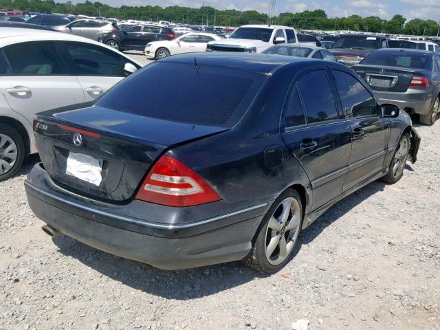 WDBRF40JX5F723153 - 2005 MERCEDES-BENZ C 230K SPO BLACK photo 4