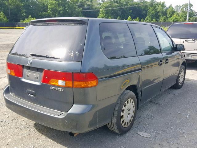 5FNRL18513B108413 - 2003 HONDA ODYSSEY LX BLUE photo 4