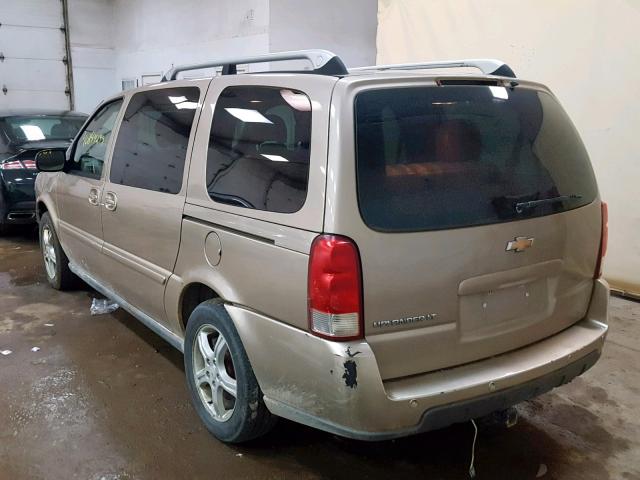 1GNDV33L15D168070 - 2005 CHEVROLET UPLANDER L 金色 照片 3