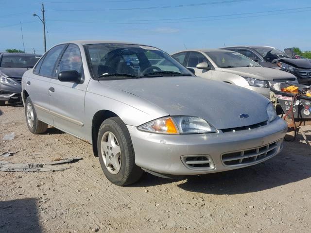 1G1JC524X17419046 - 2001 CHEVROLET CAVALIER B SILVER photo 1