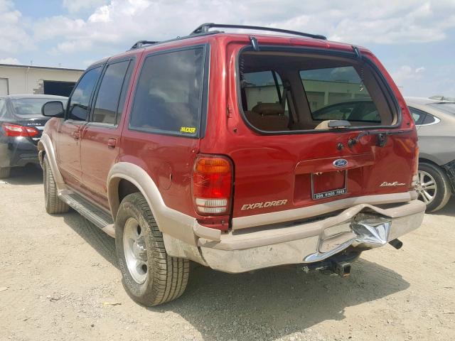 1FMDU84P21ZA53223 - 2001 FORD EXPLORER E RED photo 3