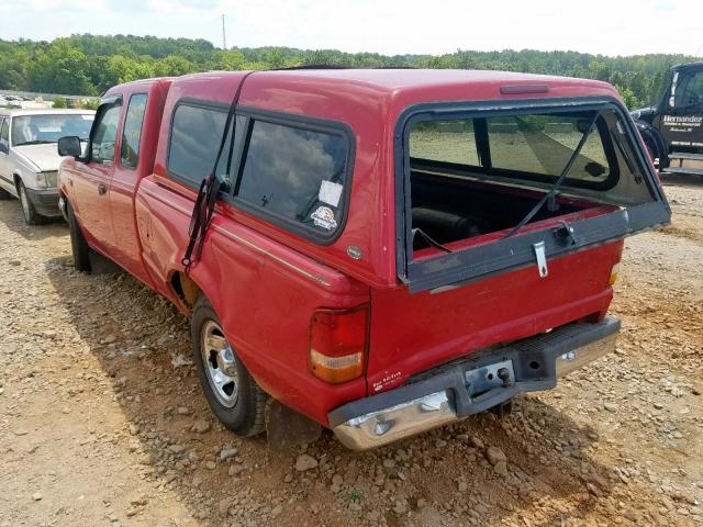 1FTCR14A0TPA56950 - 1996 FORD RANGER SUP RED photo 3