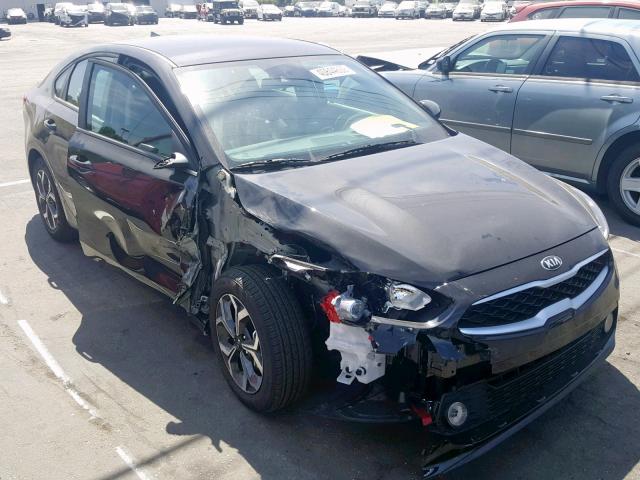 3KPF24AD9KE115350 - 2019 KIA FORTE FE BLACK photo 1