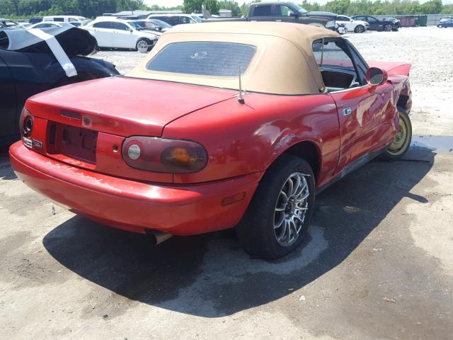 JM1NA3532S0605082 - 1995 MAZDA MX-5 MIATA RED photo 4