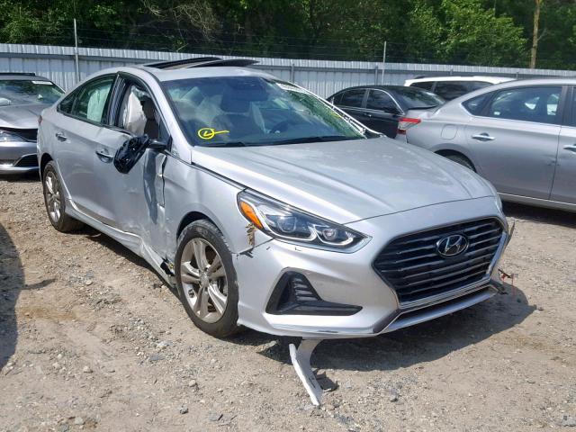 5NPE34AF0JH610010 - 2018 HYUNDAI SONATA SPO SILVER photo 1