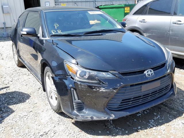 JTKJF5C76E3086390 - 2014 TOYOTA SCION TC BLACK photo 1
