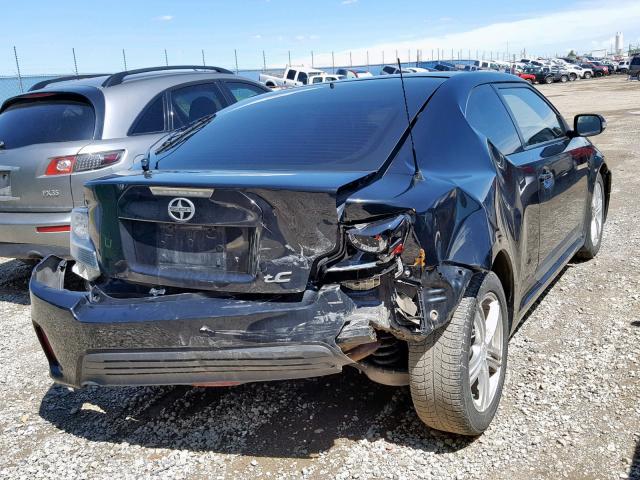JTKJF5C76E3086390 - 2014 TOYOTA SCION TC BLACK photo 4