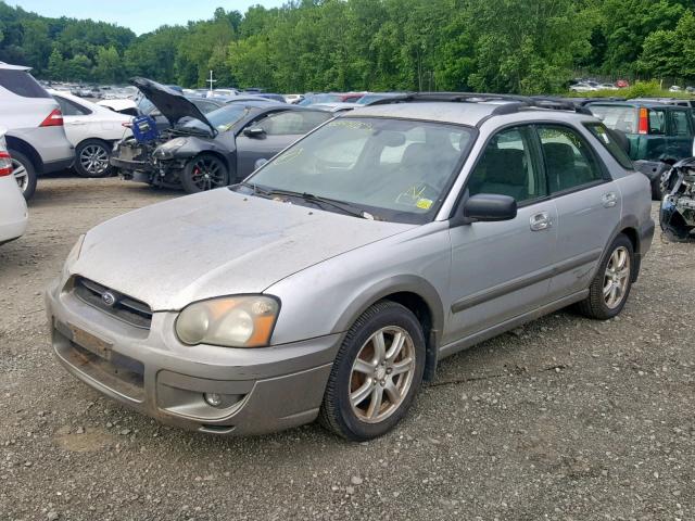 JF1GG68555H807013 - 2005 SUBARU IMPREZA OU SILVER photo 2