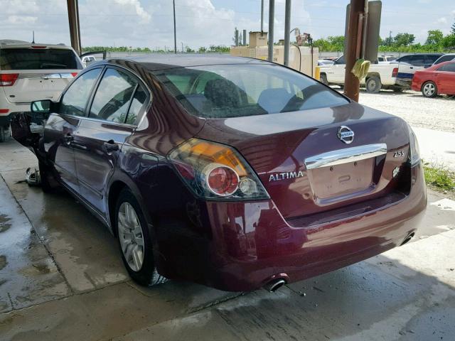 1N4AL2AP3BC106968 - 2011 NISSAN ALTIMA BAS MAROON photo 3