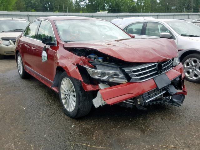 1VWBT7A31HC032030 - 2017 VOLKSWAGEN PASSAT SE RED photo 1