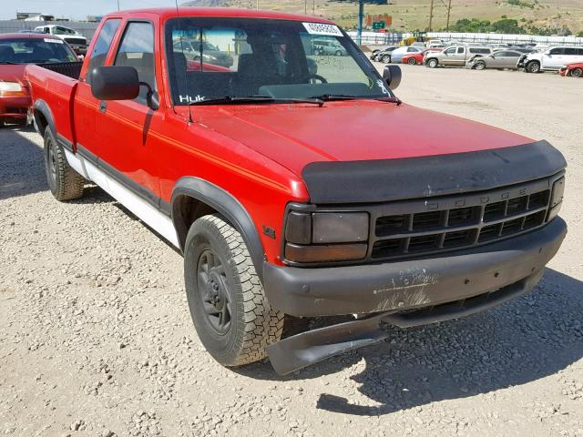 1B7GL23Y9PS250516 - 1993 DODGE DAKOTA RED photo 1