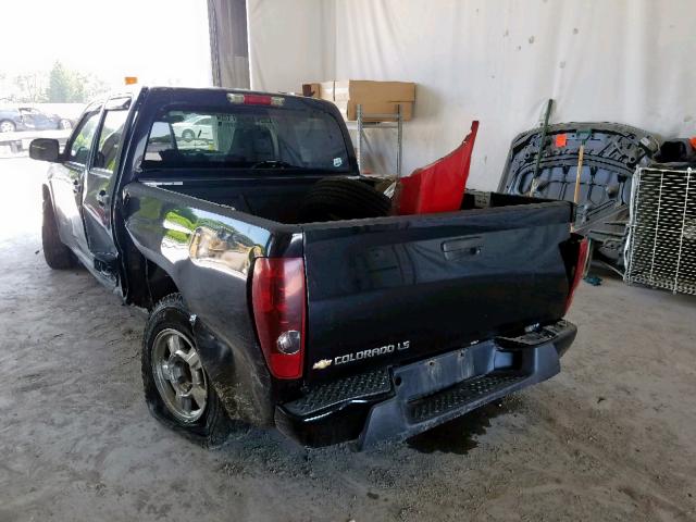 1GCCS136358243985 - 2005 CHEVROLET COLORADO BLACK photo 3