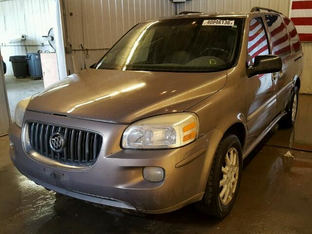 5GADV23L66D200078 - 2006 BUICK TERRAZA CX TAN photo 2