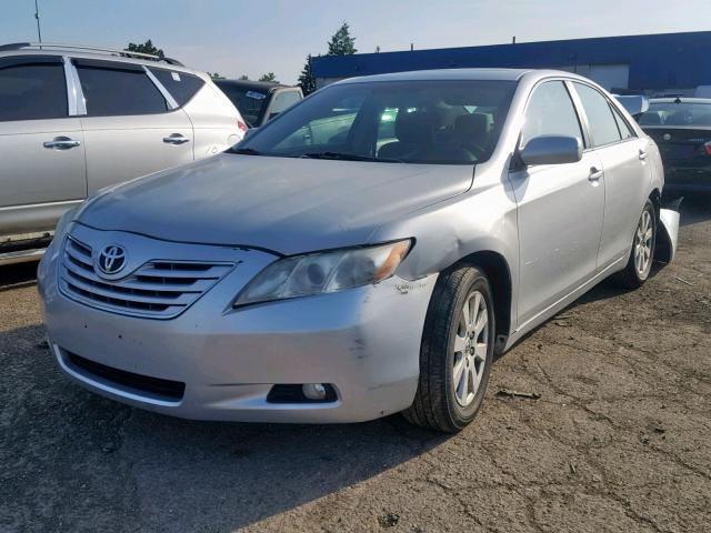 4T1BE46K17U103128 - 2007 TOYOTA CAMRY NEW SILVER photo 2