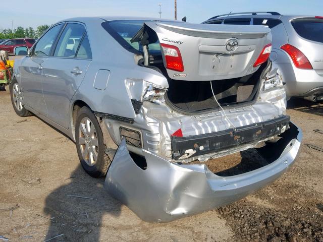 4T1BE46K17U103128 - 2007 TOYOTA CAMRY NEW SILVER photo 3