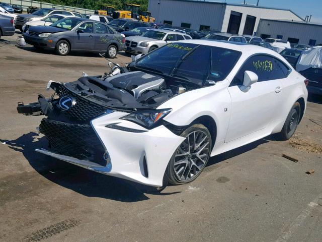 JTHSM5BC2G5002295 - 2016 LEXUS RC 300 WHITE photo 2