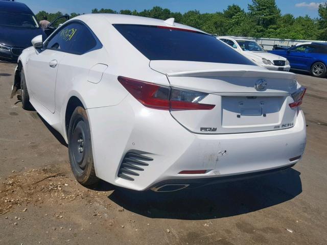 JTHSM5BC2G5002295 - 2016 LEXUS RC 300 WHITE photo 3