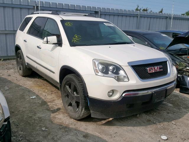 1GKLVMED4AJ155149 - 2010 GMC ACADIA SLT WHITE photo 1