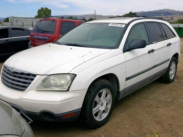 2A8GF48406R678962 - 2006 CHRYSLER PACIFICA WHITE photo 2