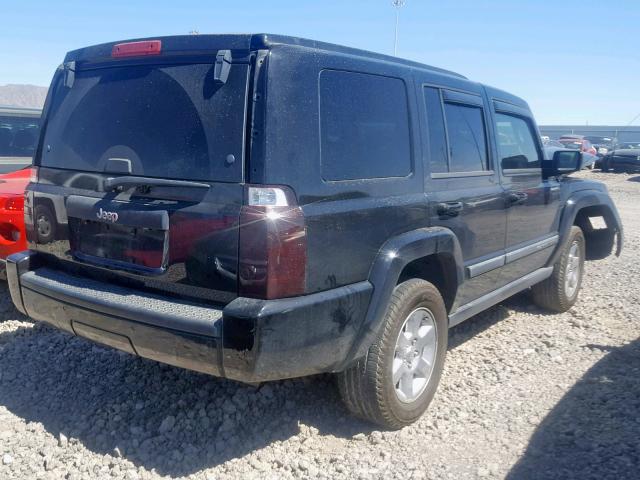 1J8HH48K38C229817 - 2008 JEEP COMMANDER BLACK photo 4