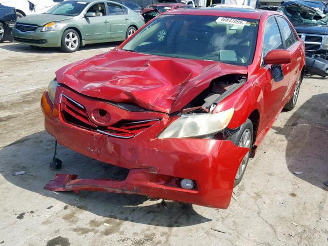 4T1BK46K67U006726 - 2007 TOYOTA CAMRY NEW RED photo 2