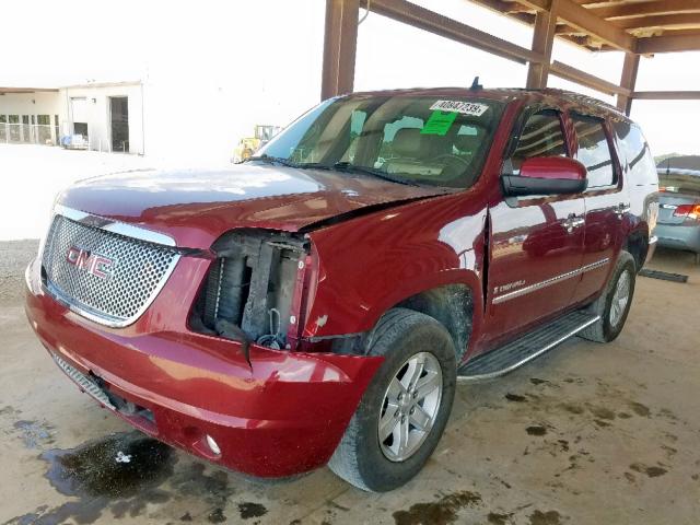 1GKFK03279R128492 - 2009 GMC YUKON DENA MAROON photo 2