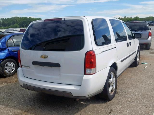 1GNDV23168D137300 - 2008 CHEVROLET UPLANDER L WHITE photo 4