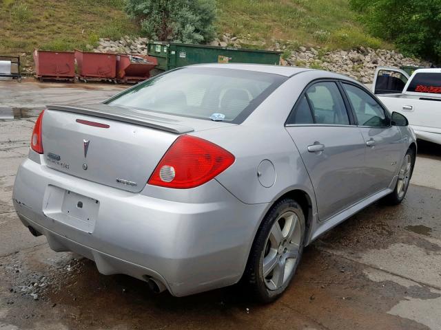 1G2ZM577X84250737 - 2008 PONTIAC G6 GXP GRAY photo 4