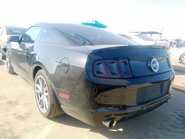 1ZVBP8CF9D5215384 - 2013 FORD MUSTANG GT BLACK photo 3