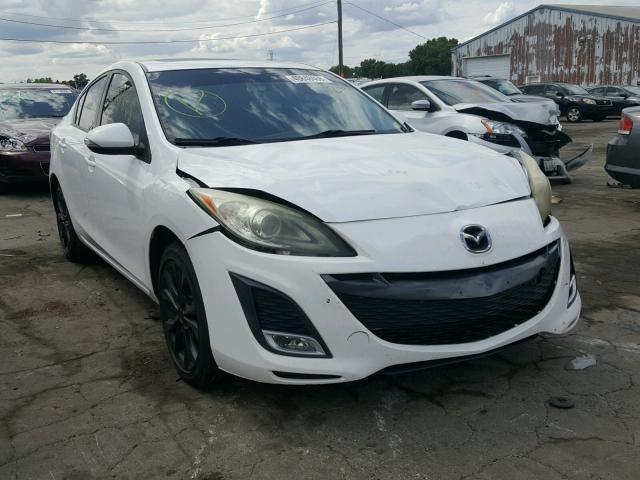 JM1BL1S64A1169957 - 2010 MAZDA 3 S WHITE photo 1