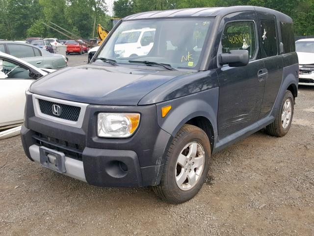 5J6YH28665L005820 - 2005 HONDA ELEMENT EX BLACK photo 2