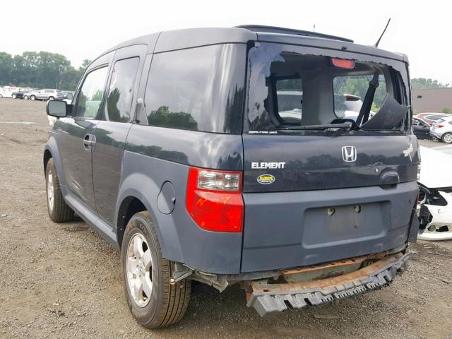 5J6YH28665L005820 - 2005 HONDA ELEMENT EX BLACK photo 3