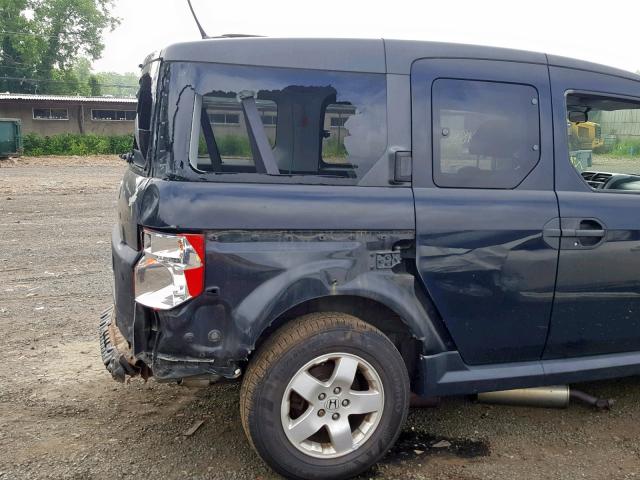 5J6YH28665L005820 - 2005 HONDA ELEMENT EX BLACK photo 9