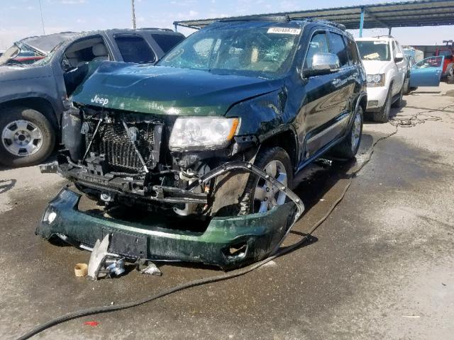 1J4RS6GT4BC659702 - 2011 JEEP GRAND CHER GREEN photo 2