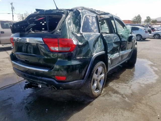 1J4RS6GT4BC659702 - 2011 JEEP GRAND CHER GREEN photo 4