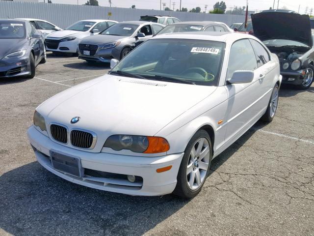 WBABM3348YJN87063 - 2000 BMW 323 CI WHITE photo 2