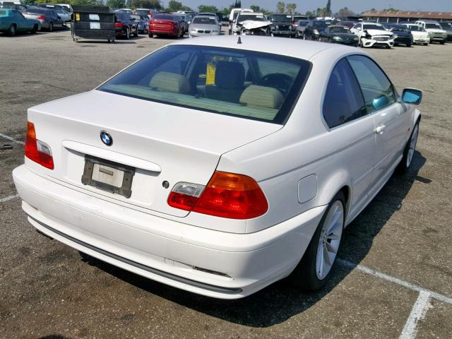 WBABM3348YJN87063 - 2000 BMW 323 CI WHITE photo 4