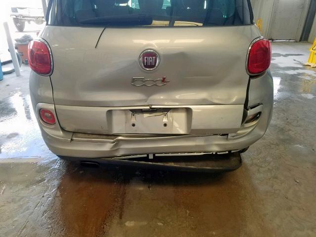 ZFBCFABH3EZ013836 - 2014 FIAT 500L EASY SILVER photo 9