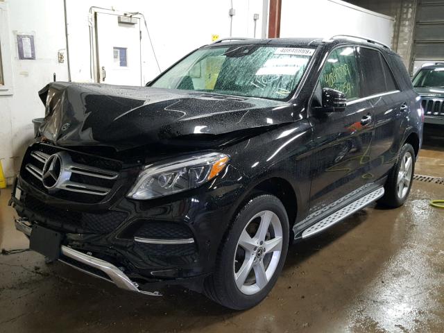 4JGDA5HB4JB039127 - 2018 MERCEDES-BENZ GLE 350 4M BLACK photo 2