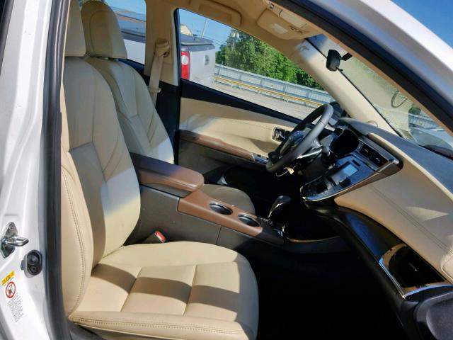 4T1BK1EBXJU281880 - 2018 TOYOTA AVALON XLE WHITE photo 5