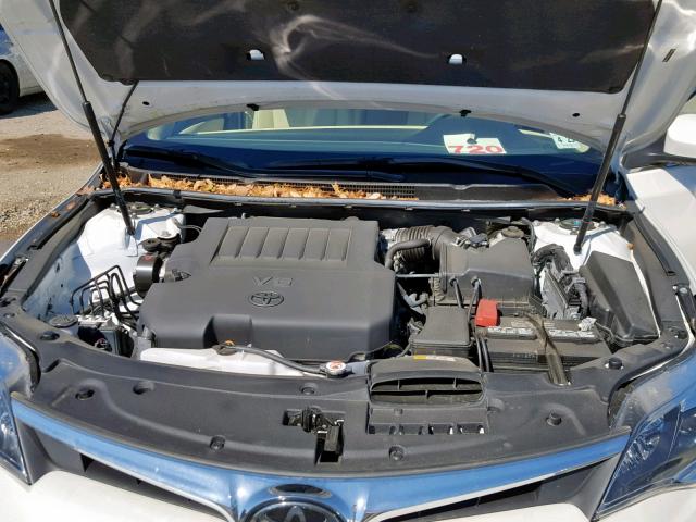 4T1BK1EBXJU281880 - 2018 TOYOTA AVALON XLE WHITE photo 7