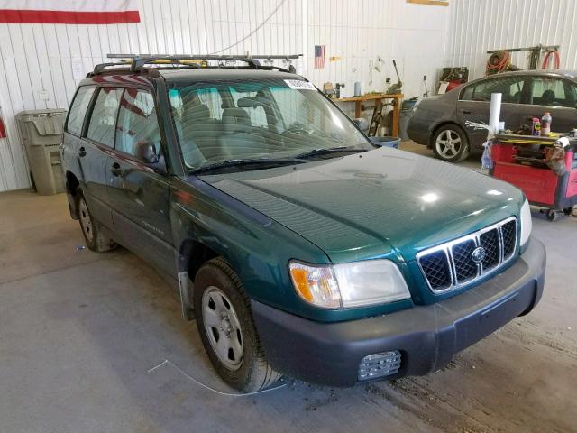 JF1SF63551H764288 - 2001 SUBARU FORESTER L GREEN photo 1