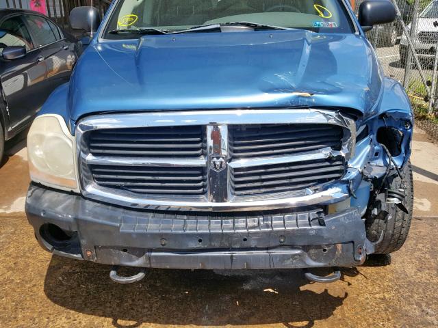 1D4HB38N24F210815 - 2004 DODGE DURANGO ST BLUE photo 9