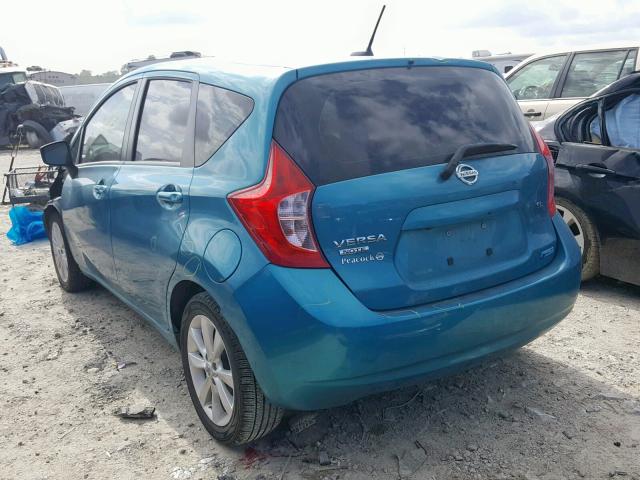 3N1CE2CP7FL371920 - 2015 NISSAN VERSA NOTE TURQUOISE photo 3