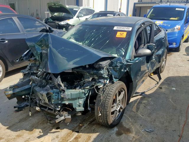 1G2ZF58B474163122 - 2007 PONTIAC G6 VALUE L GREEN photo 2