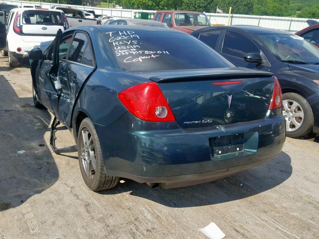 1G2ZF58B474163122 - 2007 PONTIAC G6 VALUE L GREEN photo 3