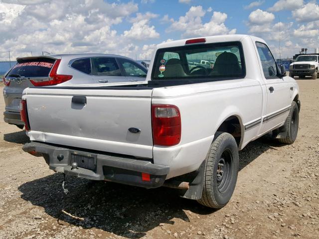 1FTYR10D42PA86778 - 2002 FORD RANGER WHITE photo 4