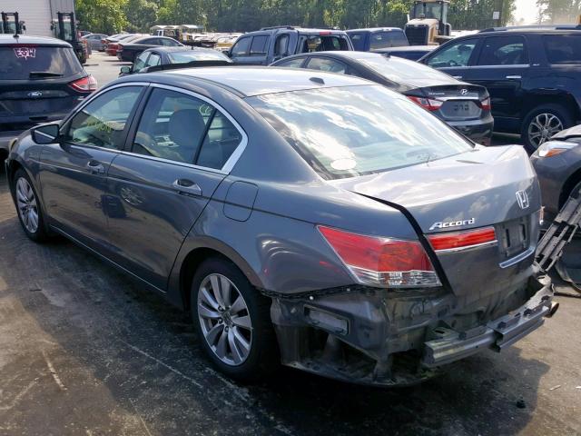 1HGCP2F83CA030594 - 2012 HONDA ACCORD EXL GRAY photo 3